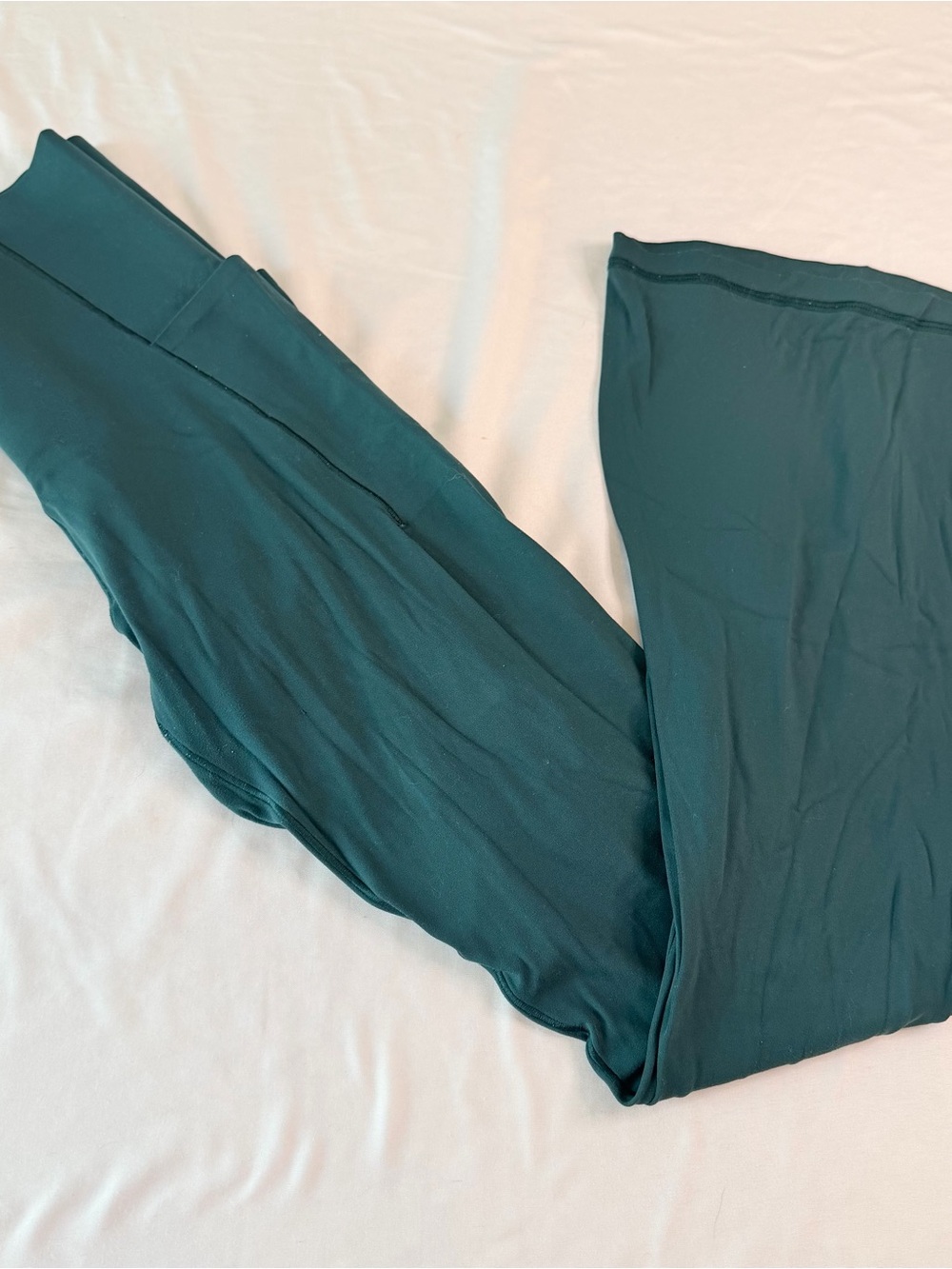 Aerie OFFLINE High Rise Flare Leggings Green Size M